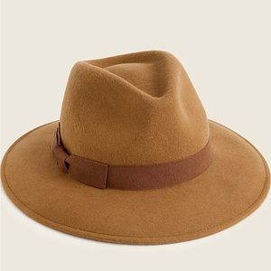 NWT J.Crew Western Hat with Grosgrain Trim S-M Size